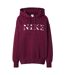 Womens/ladies Phoenix Fleece Pullover Hoodie Bordeaux Nike-2