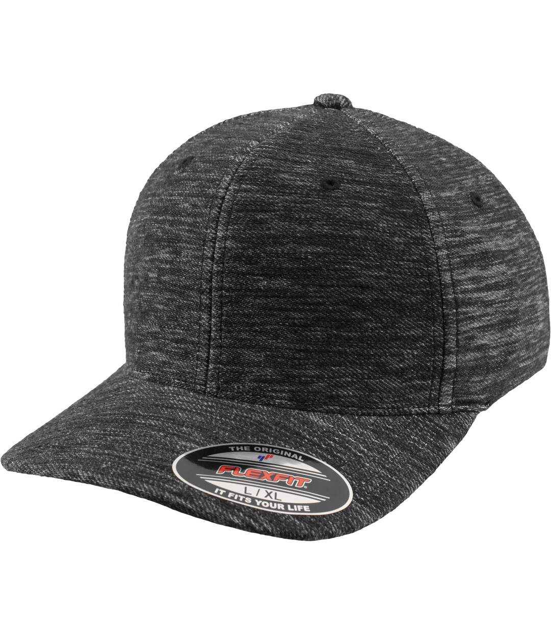 Casquette de baseball flexfit adulte gris Yupoong-1