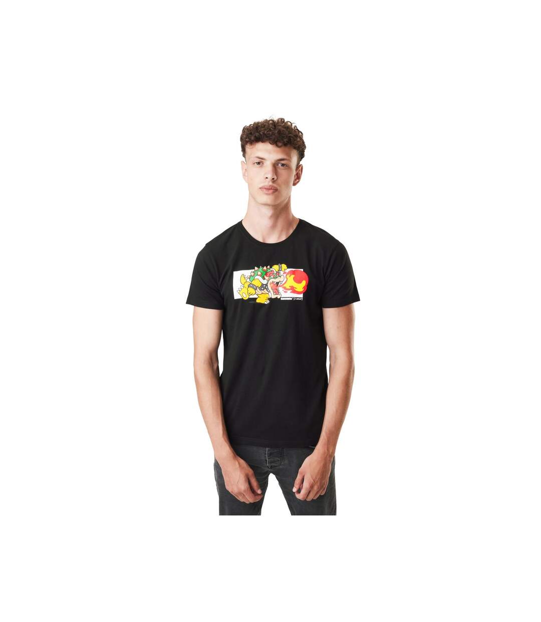 T-Shirt homme Super Mario Bros Bowser Capslab-4