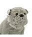 Statuette Déco Bulldog Sparky 17cm Argent-4