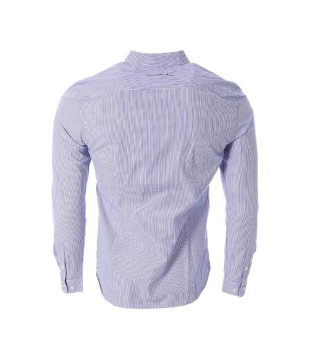 Chemises bleu/blanc à rayures homme teddy smith carton - 3xl