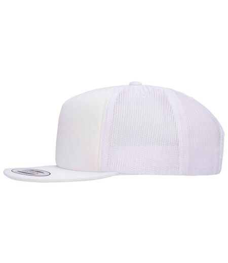 Casquette trucker flexfit blanc Yupoong