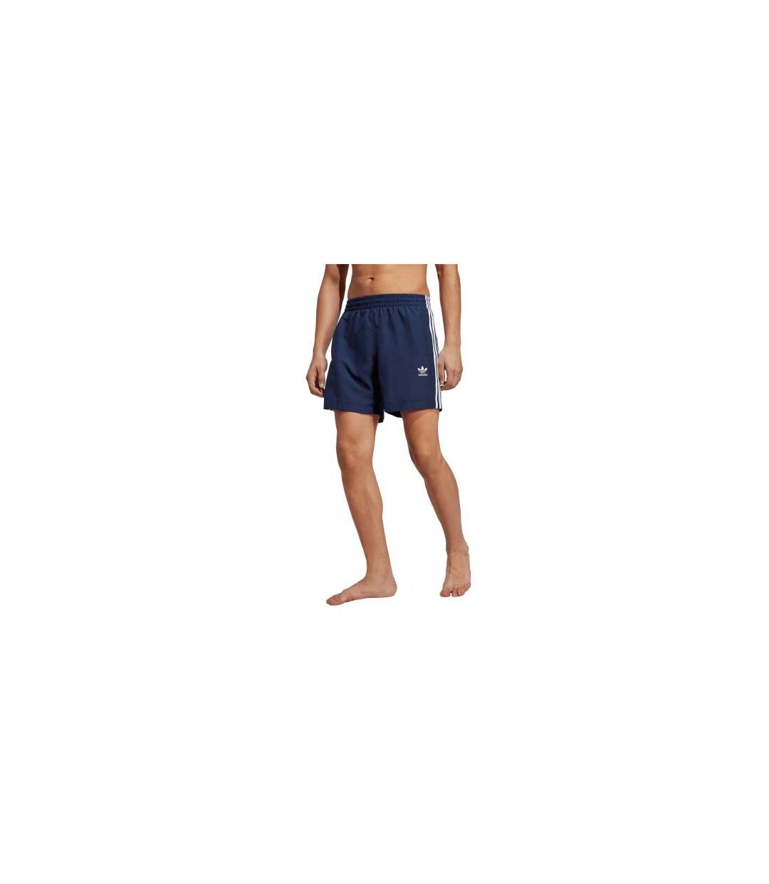 Short De Bain Motif/style 3 Rayures Originals Homme Bleu Blanc Adidas-1