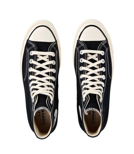 Womens/ladies All Star Ox 70 Canvas High Top Trainers Black Egret Converse