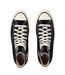 Womens/ladies All Star Ox 70 Canvas High Top Trainers Black Egret Converse-3