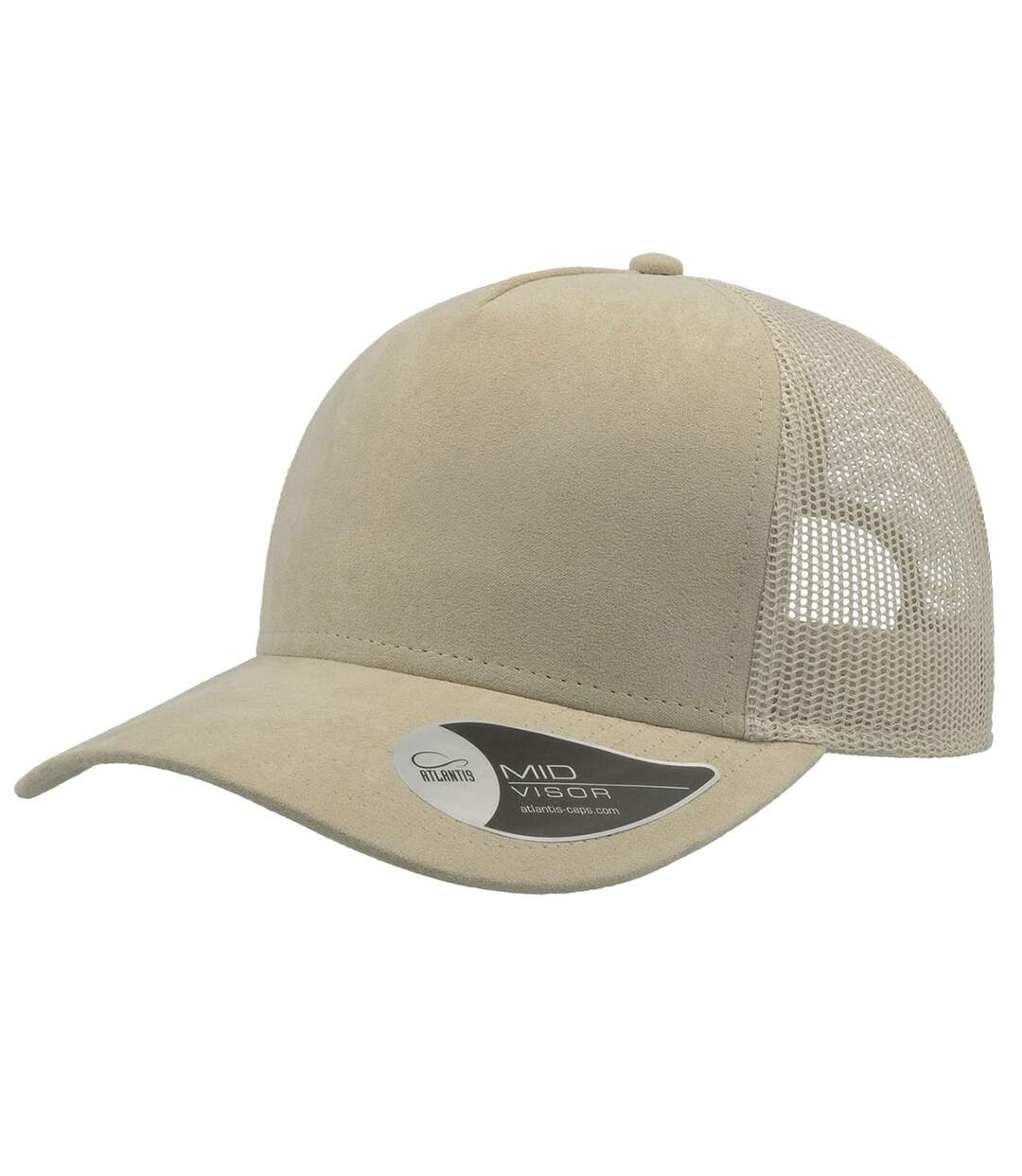 Casquette trucker rapper beige Atlantis-1