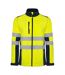 Veste Softshell Antares Homme Bleu Marine Jaune Fluo Roly Workwear-1