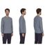 Pull en coton bleu confortable pour homme - Style décontracté et élégant au quotidien-2