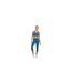 Legging Femme Bleu Sarcelle SikSilk-1