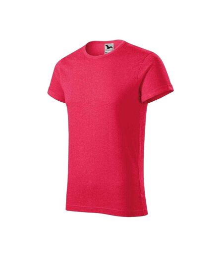 T-shirt Fusion Homme Rouge Malfini
