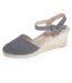 Isotoner Espadrilles femme à talon de 6 cm, ultra confortable, semelle à mémoire de forme-1