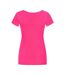 T-shirt Femme Rose Vif X.O By Promodoro-2