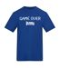 T-shirt Motif/style Imprimé Graphique Game Over Homme Bleu Plain Lazy-1