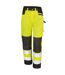 Safeguard pantalon cargo haute visibilité adulte unisexe jaune haute visibilité Result-1