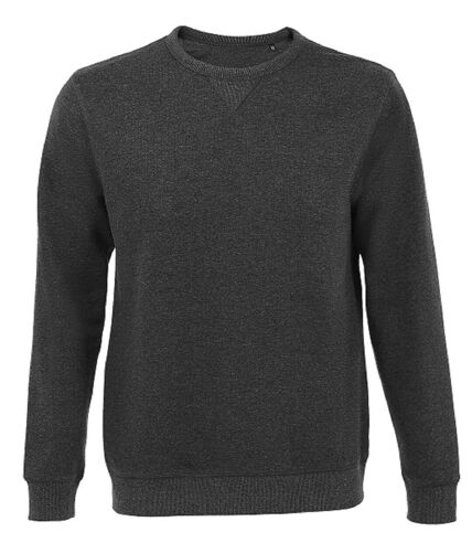 Sweat shirt col rond - Homme - 02990 - gris anthracite chiné