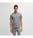 Mens Waffle Relaxed Fit Shorts Grey Boss-4