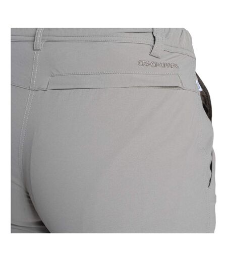Pantalon Long À Poches Et Taille Mi-haute Semi-élastiquée Rif Femme Kaki Clair Craghoppers