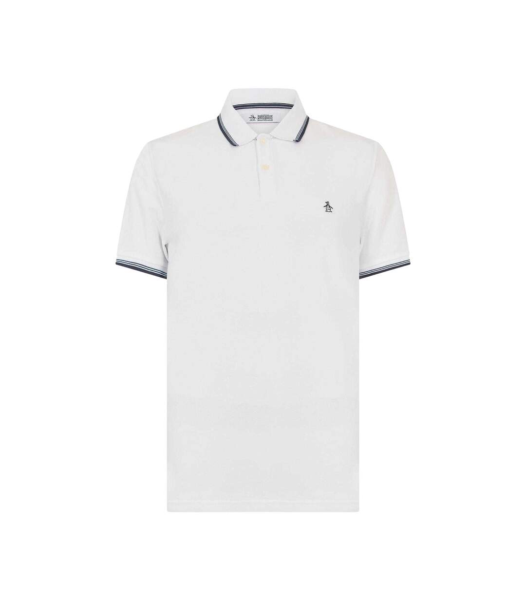 Polo Manches Courtes Homme Blanc Original Penguin-1