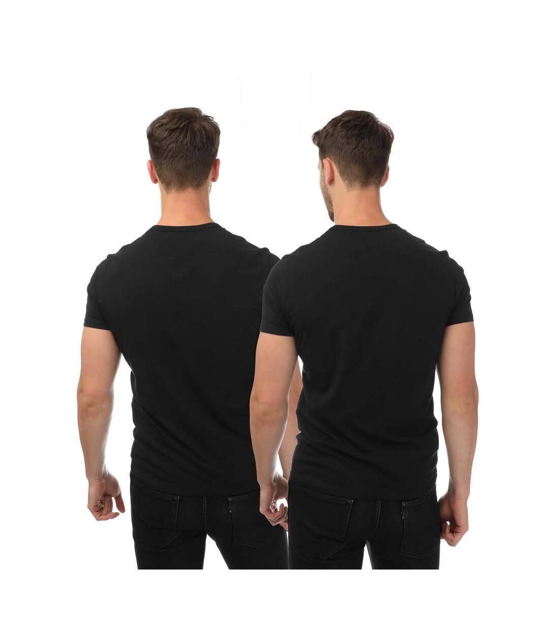 T-shirts homme noir Emporio Armani-2