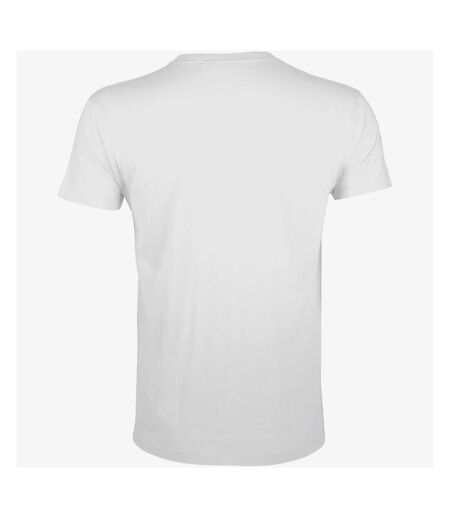 SOLS Mens Regent Slim Fit Short Sleeve T-Shirt (White)