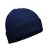 Bonnet enfant bleu marine oxford Beechfield-1