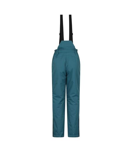 Womens/ladies Moon Ii Ski Trousers Teal Mountain Warehouse