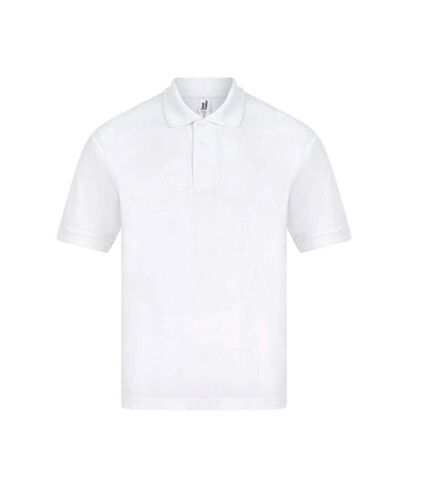 Casual Classic Mens Premium Triple Stitch Polo (White) - UTAB453