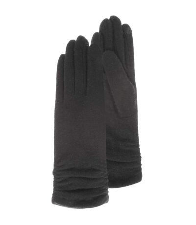 Isotoner Gants femme tactiles en laine - non doublés