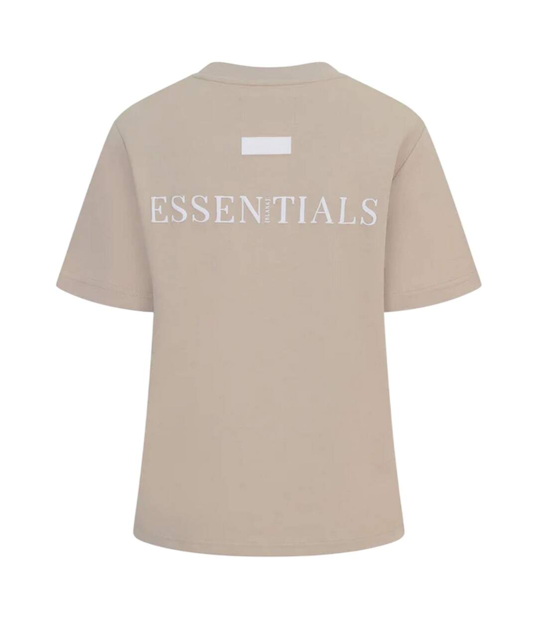 Womens/ladies Essentials Logo Boyfriend T-shirt Summer Sand Blank Essentials-3