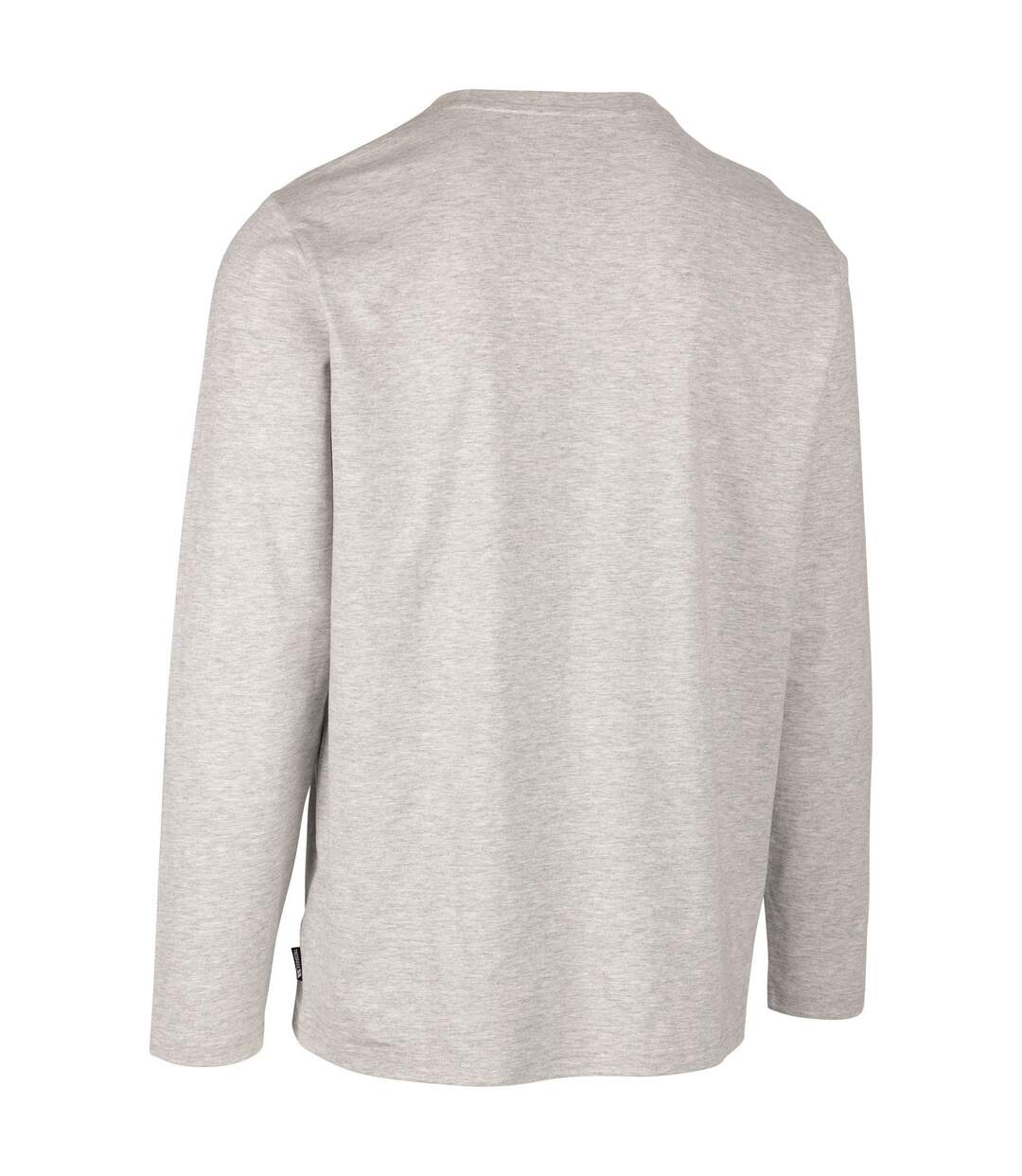 Mens Paral Printed T-shirt Grey Marl Trespass-2
