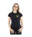 Disney - T-shirt CARS CRUZ RAMIREZ FAUX POCKET LOGO - Femme (Noir) - UTBI13737-2