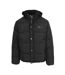 Doudoune Matelassée Motif/style Logo Homme Noir Plein Sport-1