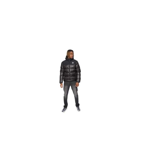 Mens Quilted Polyester Puffer Jacket Black Kings Will Dream
