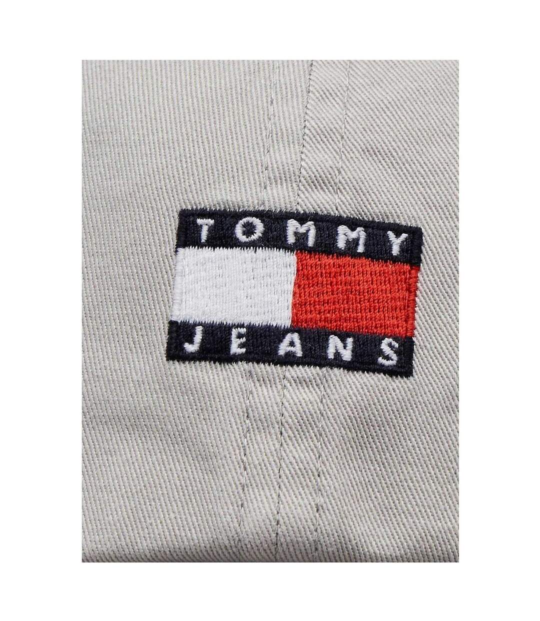 Casquette De Baseball Motif/style Logo Brodé Homme Gris Clair Tommy Jeans-3