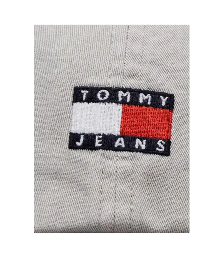 Casquette De Baseball Motif/style Logo Brodé Homme Gris Clair Tommy Jeans