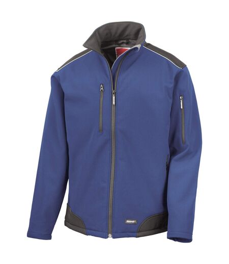 Veste De Travail Homme Bleu Roi Noir WORK-GUARD By Result