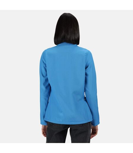 Regatta Standout Womens/Ladies Ablaze Printable Soft Shell Jacket (French Blue/Navy)