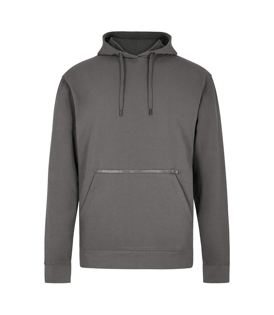 Sweat À Capuche Adulte Gris Foncé Kustom Kit-1