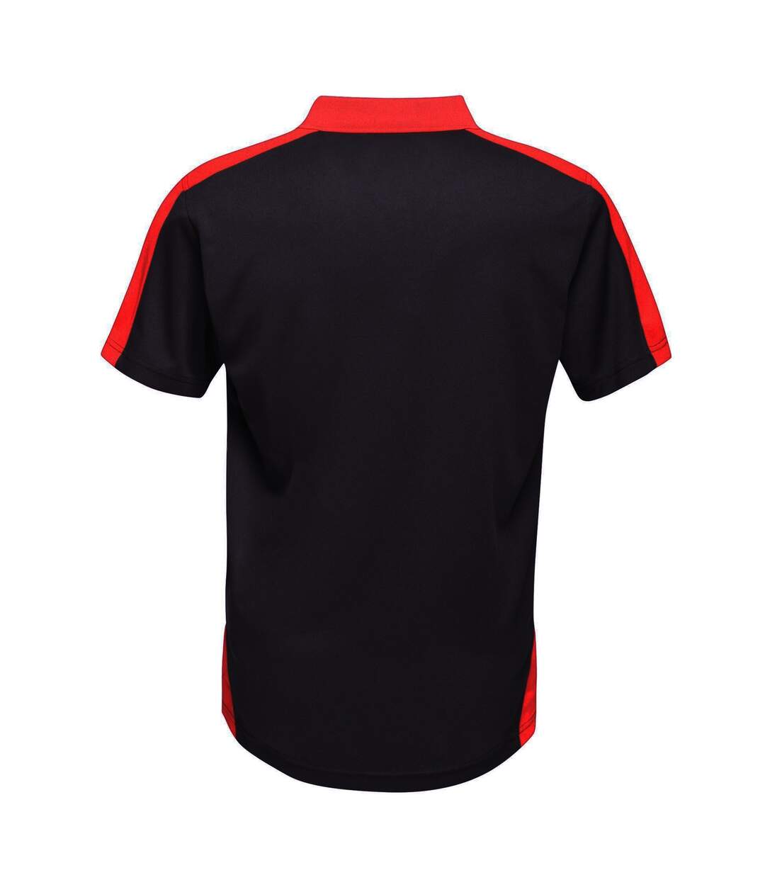 Regatta Contrast Coolweave Pique Polo Shirt (Black/Classic Red) - UTPC3304-2