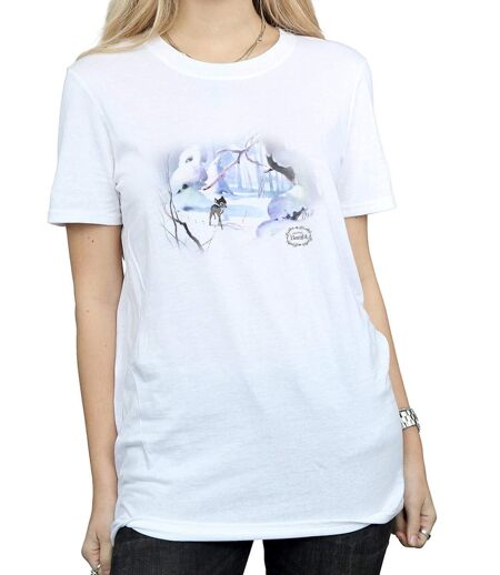 Disney - T-shirt BAMBI SNOW - Femme (Blanc) - UTBI16781