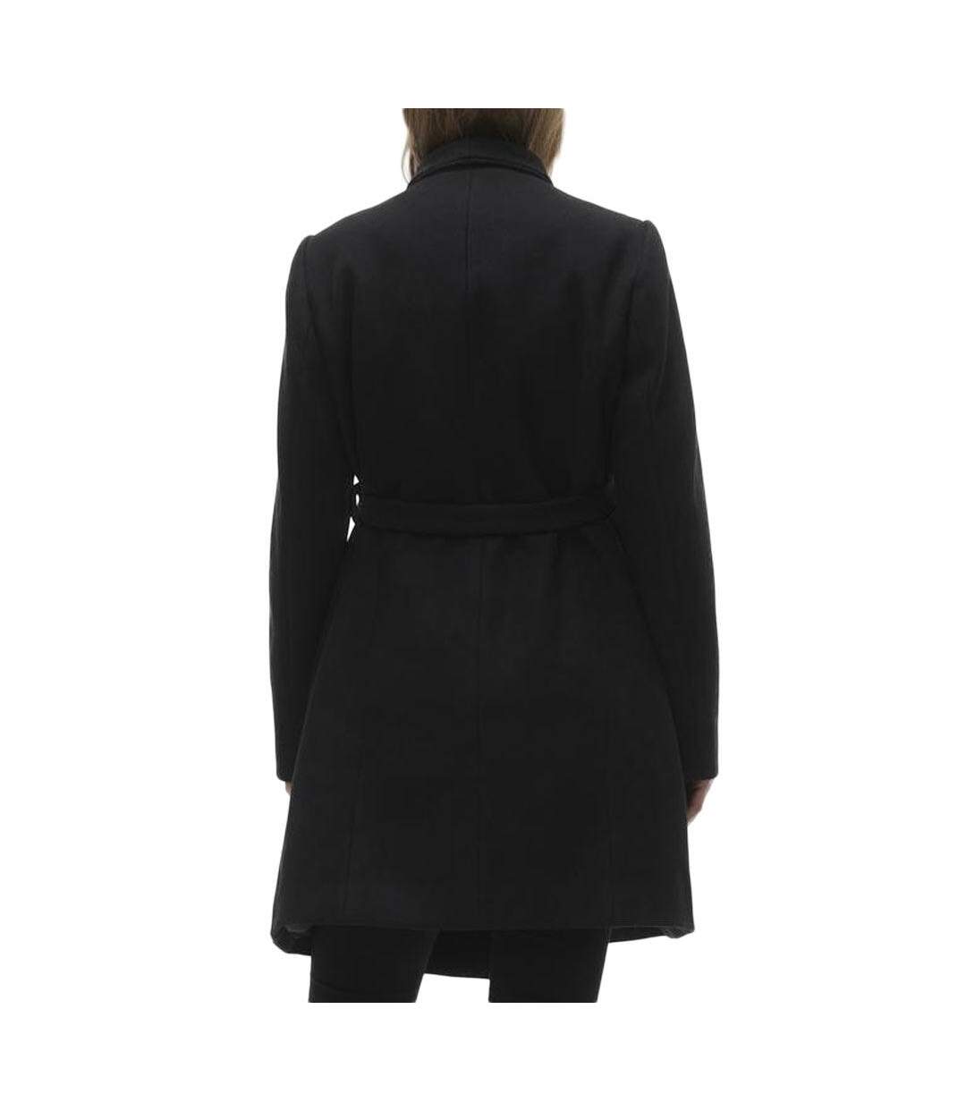 Manteau Noir  Femme Mamalicious Rox Coat - L-2