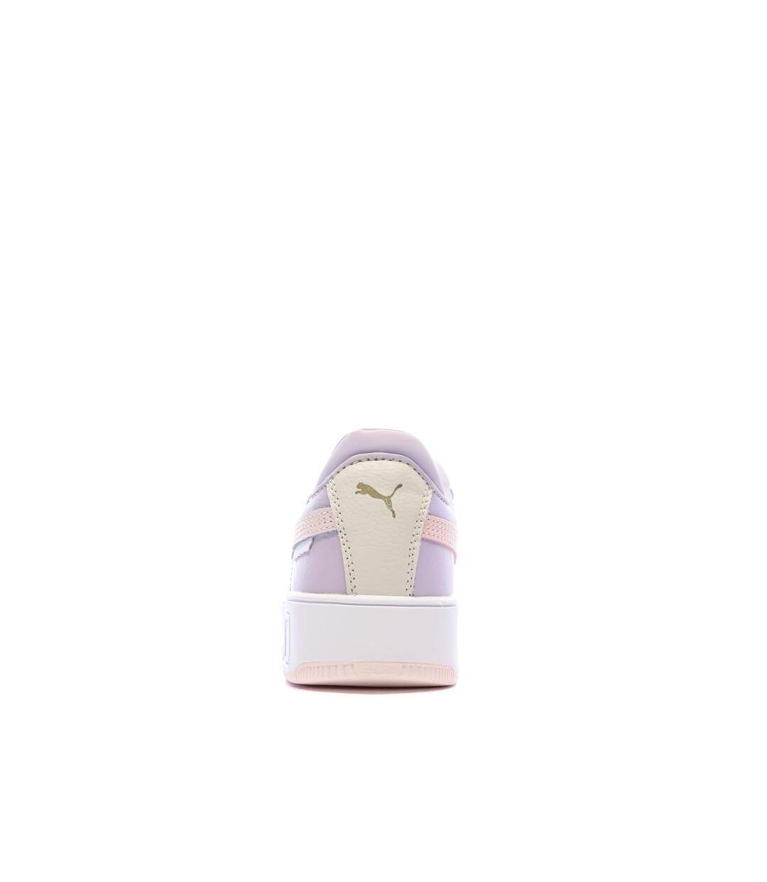 Baskets blanches/mauve/rose clair femme puma wns carina street-3