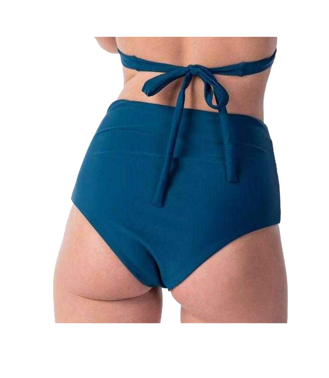 Bas De Maillot De Bain Motif/style Uni Palima Femme Bleu Marin Aquawave-3