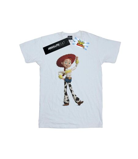 Disney Womens/Ladies Toy Story Jessie Pose Cotton Boyfriend T-Shirt (Blanc) - UTBI46939