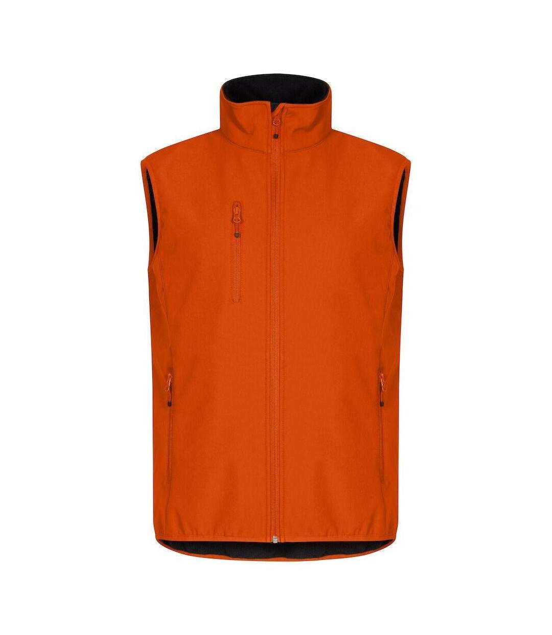 Mens Classic Soft Shell Jacket Blood Orange Clique-1