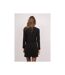 Robe courte noeud drapé sur le côté ISMALIA - Dona X Lisa-2