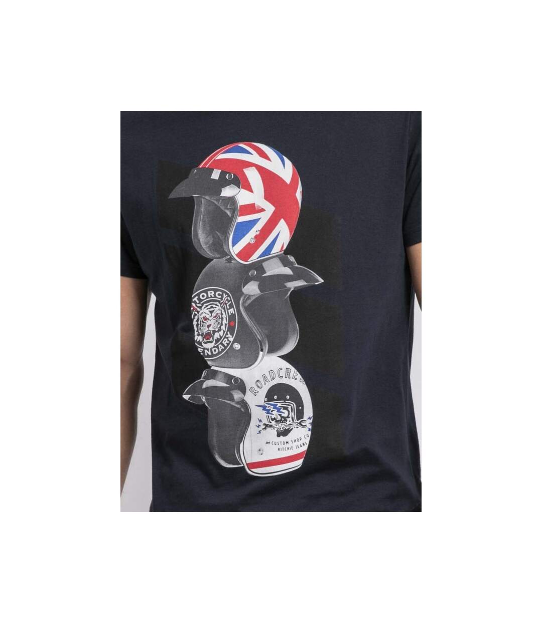 T-shirt col rond pur coton JOAKIM-3