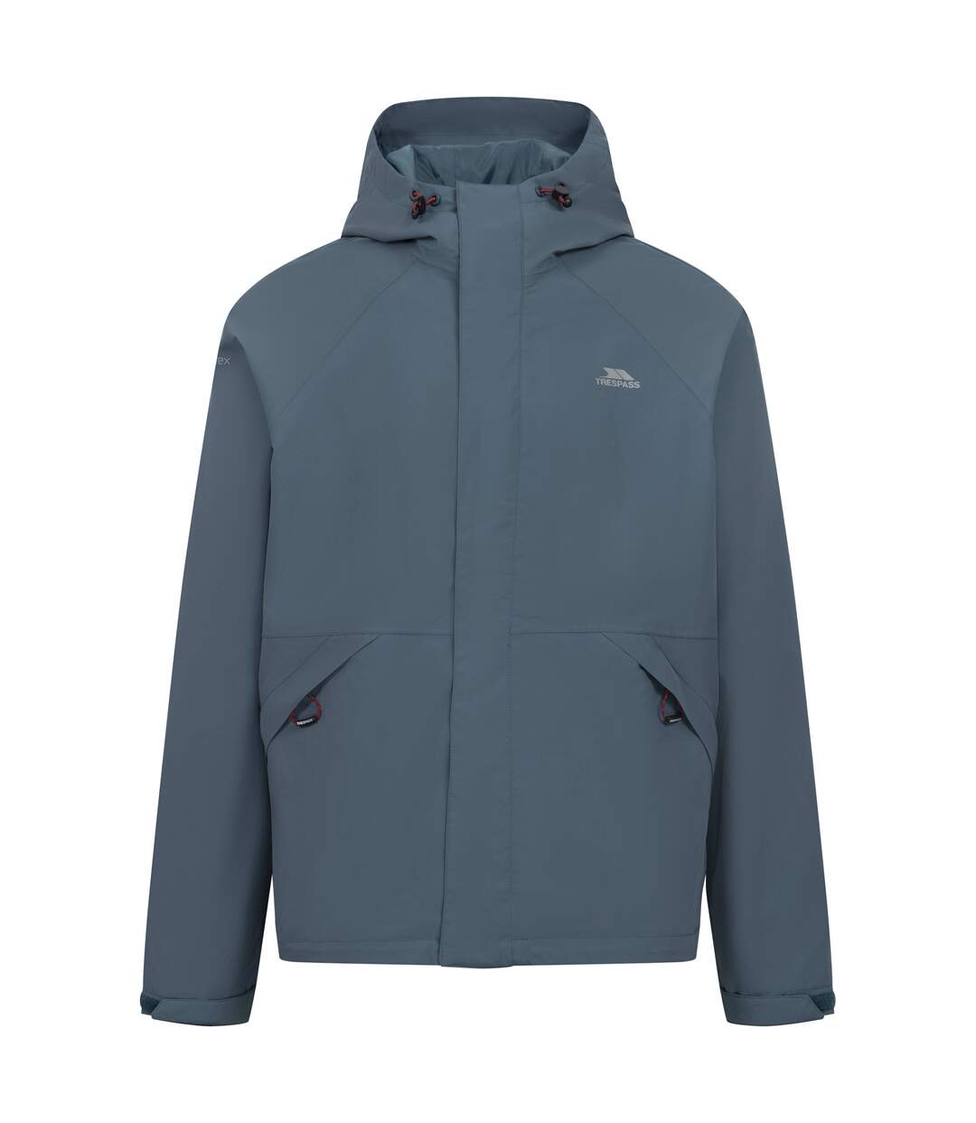 Veste Imperméable À Capuche Bayhead Homme Bleu Sarcelle Foncé Trespass-1