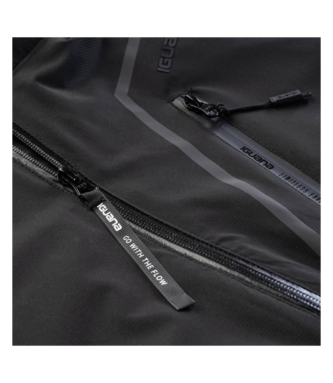 Veste Imperméable Hornen Homme Noir Iguana-4