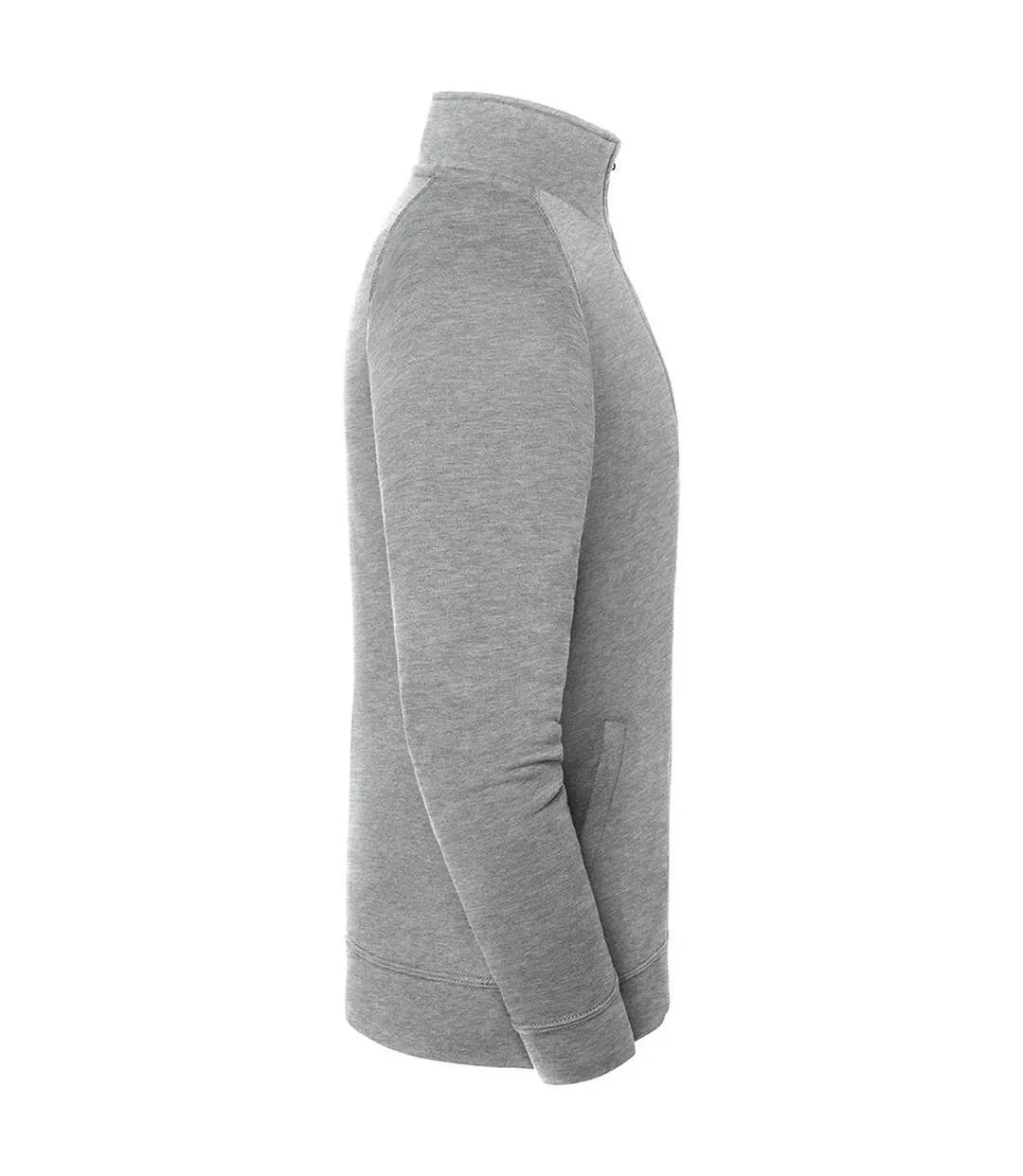 Veste De Survêtement Iconic Premium Homme Gris Clair Chiné Fruit Of The Loom-3